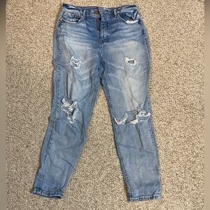 Distressed Blue Women's Jeans
